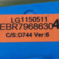 EBR79686304 LG Dishwasher Control Board *1 Year Guaranty* FAST SHIP