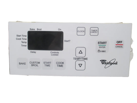 9761128  White Whirlpool Stove Control ⚡2 Year Warranty ⚡ Fast Shipping⚡