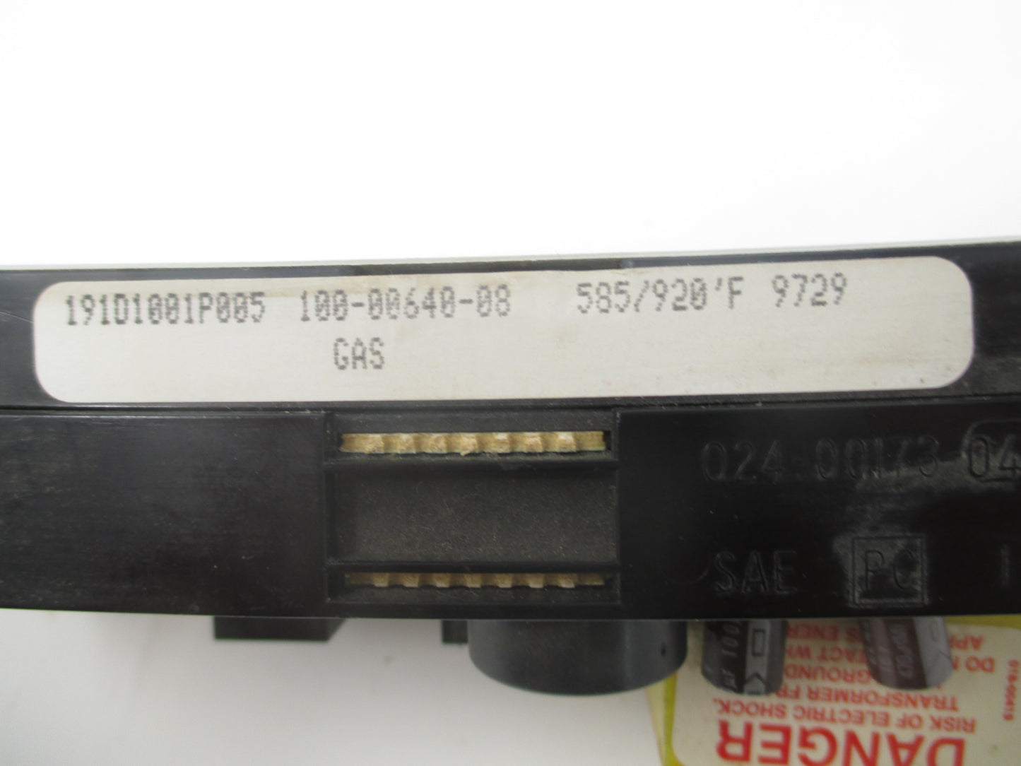 191D1001P005 100-640-01 White GE GAS Stove Control *LIFETIME Guarantee*