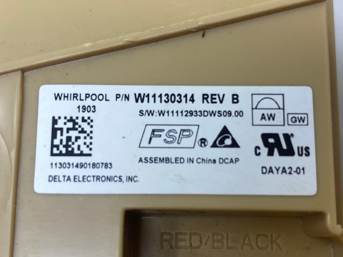 W11130314 Whirlpool Dishwasher Control ⚡2 Year Warranty ⚡ Fast Shipping⚡