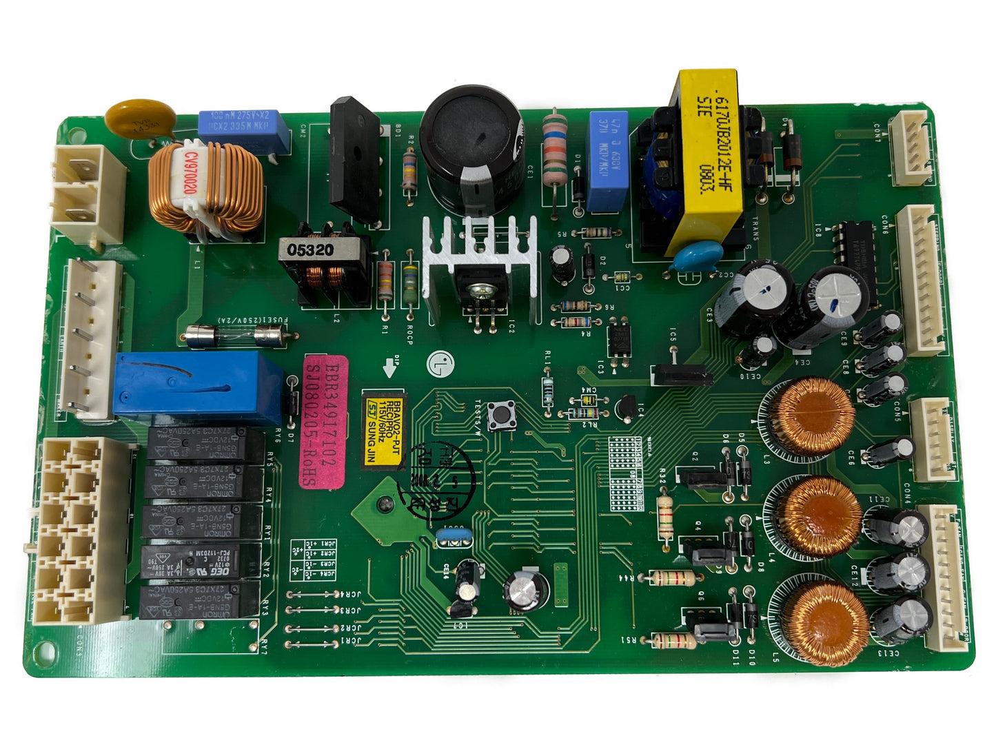 EBR34917102 LG Refrigerator Control Board ⚡️2 Year Warranty ⚡️ Fast Shipping ⚡️