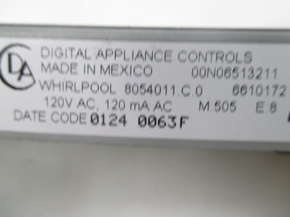 8054011 Whirlpool Black Stove Range Control⚡2 Year Warranty ⚡ Fast Shipping⚡