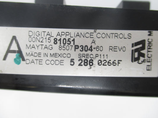 8507P304-60  Grey Maytag Stove Control⚡2 Year Warranty ⚡ Fast Shipping⚡