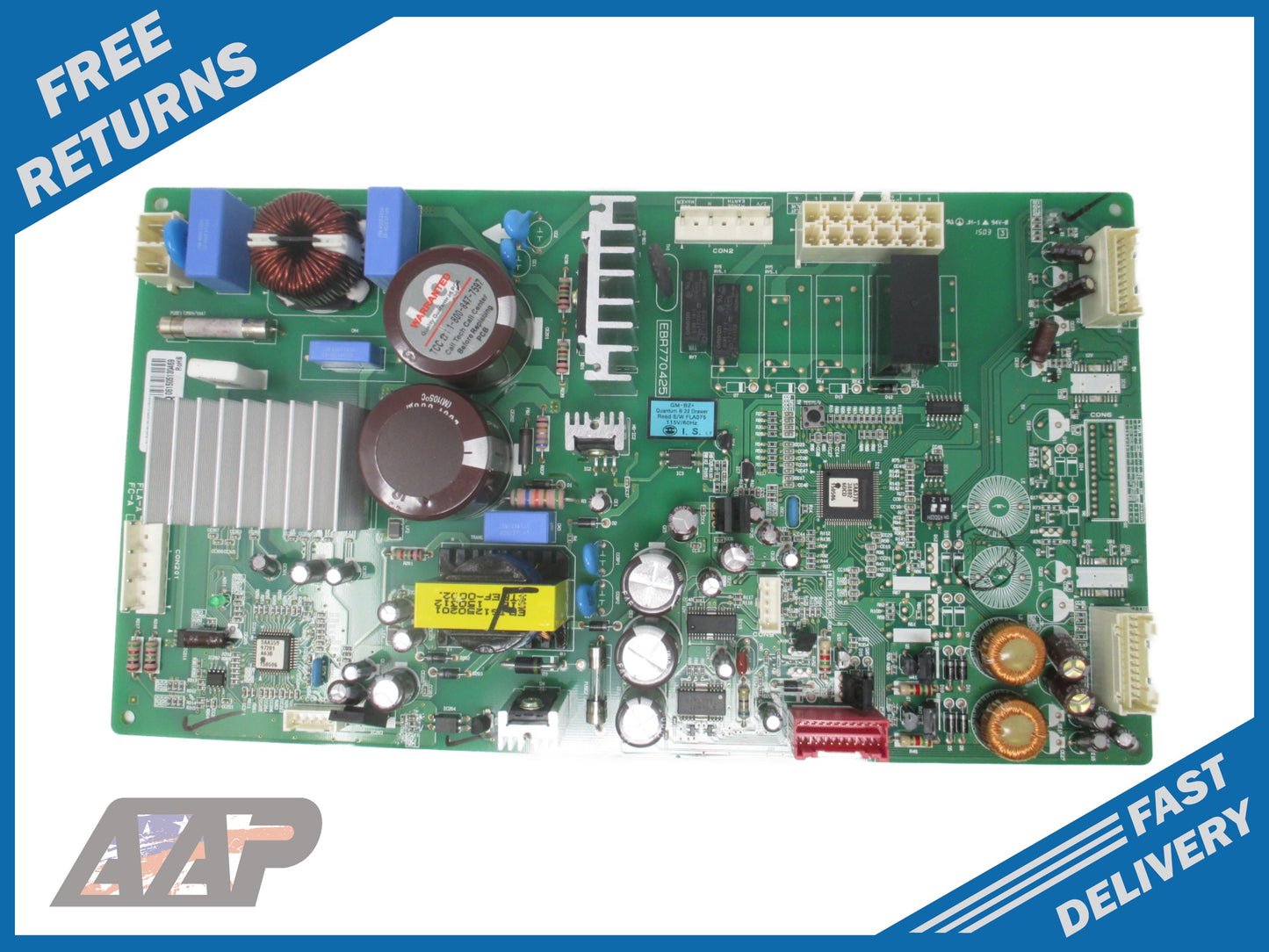 EBR77042538 LG Refrigerator Control Board *1 Year Guaranty* FAST SHIP