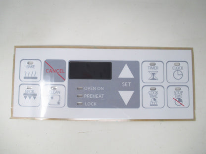 Custom Overlay for Whirlpool Stove Control 8507P074-60  OVERLAY ONLY White, 2⚡2 Year Warranty ⚡ Fast Shipping⚡