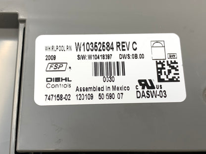 W10352584 Control For Whirlpool Washer⚡2 Year Warranty ⚡ Fast Shipping⚡