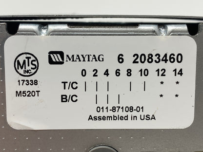 6 2083460 22001255 AAP REFURBISHED Maytag Washer Timer LIFETIME Guarantee