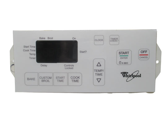 6610465 9760312 White Whirlpool Stove Control⚡2 Year Warranty ⚡ Fast Shipping⚡