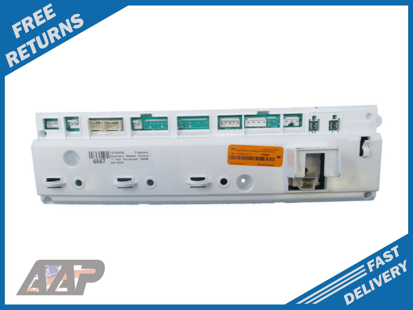 137006030 AAP REFURBISHED Washer Control Board *LIFETIME Guarantee* FAST SHIP