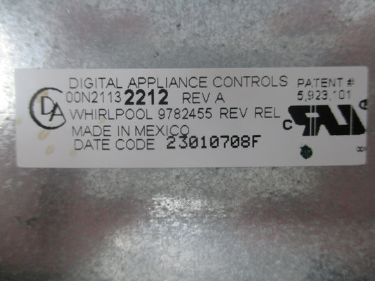 9782455 Whirlpool Stove Range Control Board *1 Year Guarantee* Same Day Ship