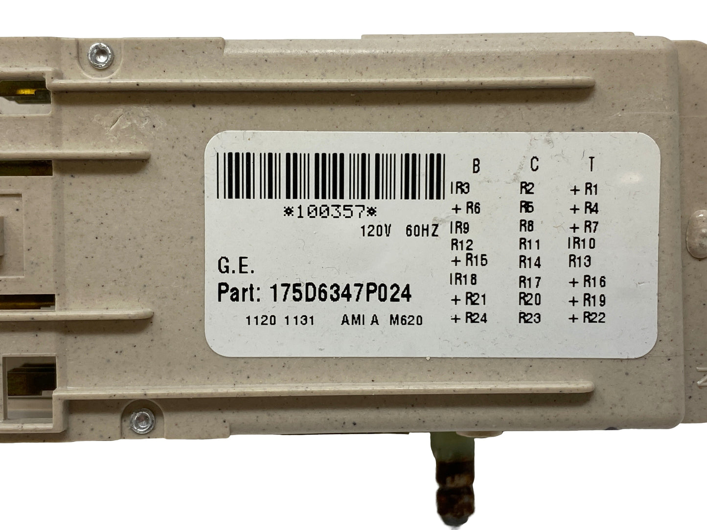 175D6347P024 WH12X10478 AAP REFURBISHED GE Washer Timer LIFETIME Guarantee