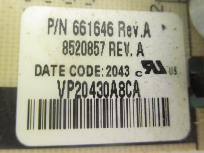 661646 8520857 Whirlpool Maytag Washer Control ⚡2 Year Warranty ⚡ Fast Shipping⚡