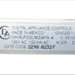 8522479 6610315 White Whirlpool Stove Range Control ⚡2 Year Warranty ⚡ Fast Shipping⚡