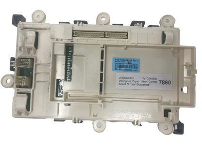 W10269342 W10348581 Whirlpool Dryer User Control Board *1 Year Guarantee*